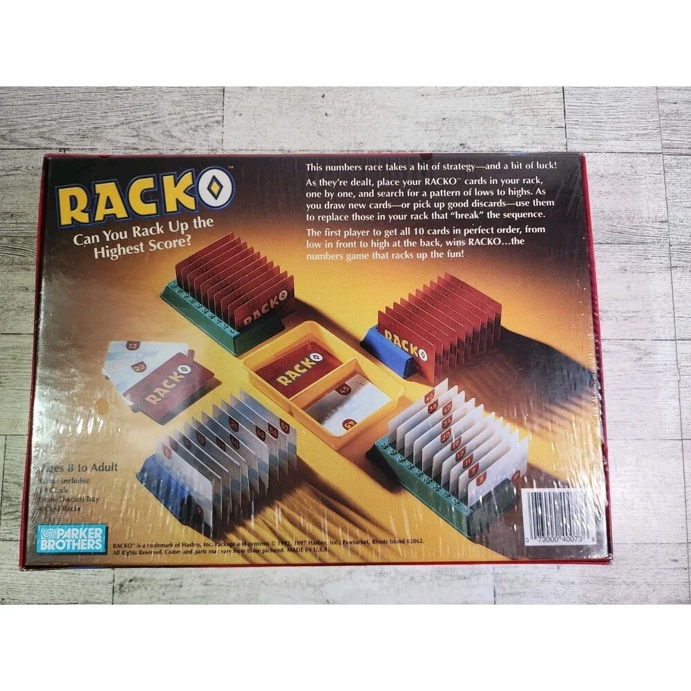 Parker Brothers vtg racko